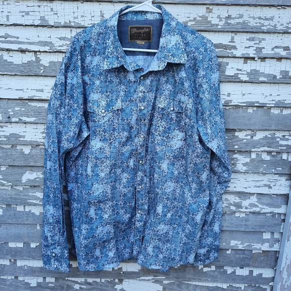 Wrangler Other - Wrangler Retro pearl snap shirt size xxl
